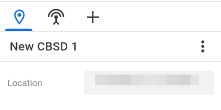 Google SAS 输入经纬度界面